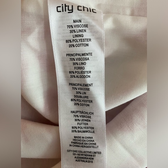 City Chic Island Bloom White Red Tropical Floral Wiggle Dress SKU0428 - Picture 9 of 9